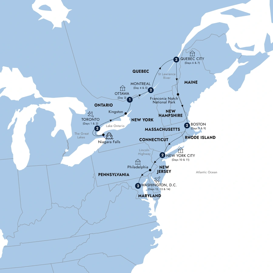 Tour | Best of Eastern Canada & USA - Small Group | Insight Vacations